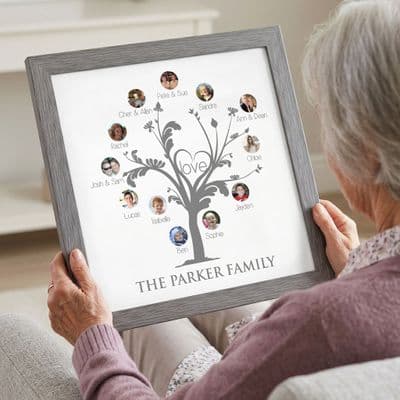 Personalised Family Tree Photo Art