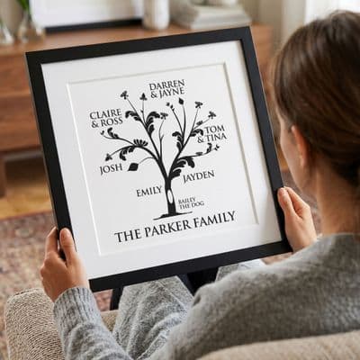 Personalised Family Tree Print