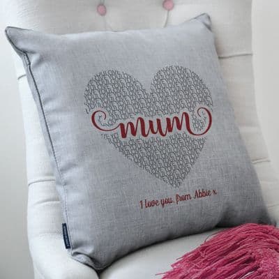 Personalised Love Mum Cushion