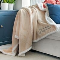 Personalised Me And My Pet Neutral Blanket