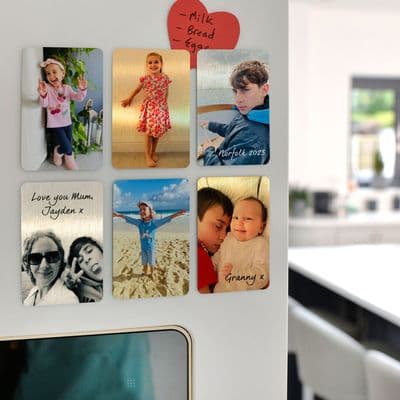 Personalised Metal Photo Fridge Magnet