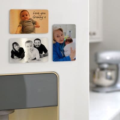 Personalised Metal Photo Fridge Magnet