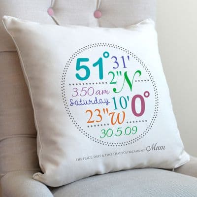 Personalised Mums Cushion