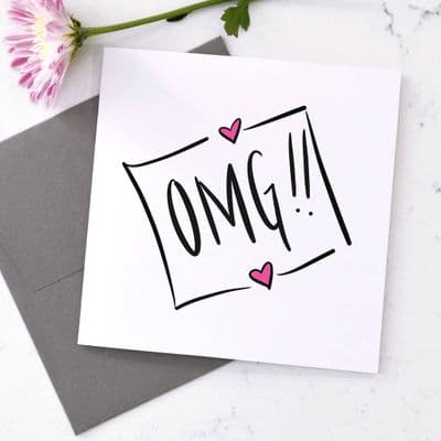 Personalised Omg Card