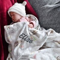 Personalised Peter Rabbit Soft Baby Blanket 1