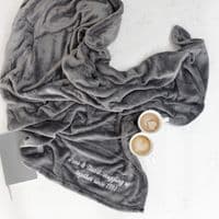 Personalised Soft Snuggle Blanket