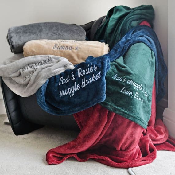 Personalised Soft Snuggle Blanket