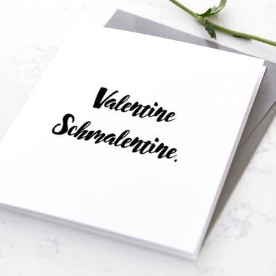 Personalised Valentine Schmalentine Card