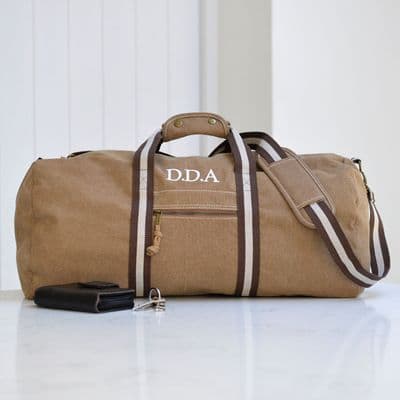 Personalised Vintage Overnight Holdall