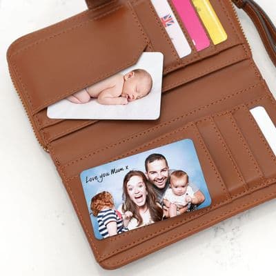 Personalised Wallet Or Purse Photo Cards