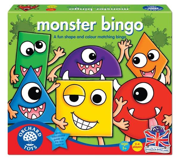 MONSTER BINGO | Shape | Pre-school | Likemaths.co.uk