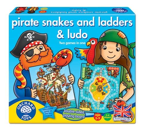 PIRATE SNAKES AND LADDERS AND LUDO