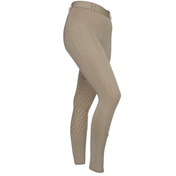 Aubrion Albany Riding Tights - Maids Beige