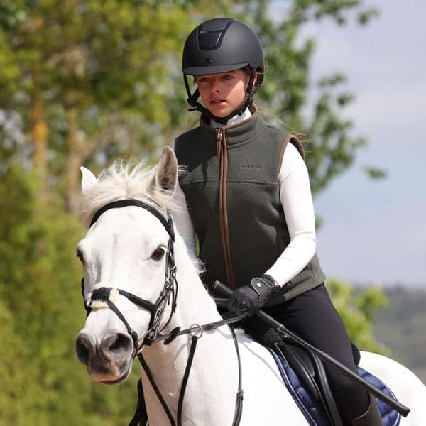 Aubrion Core Half Zip Fleece Gilet - YR Green