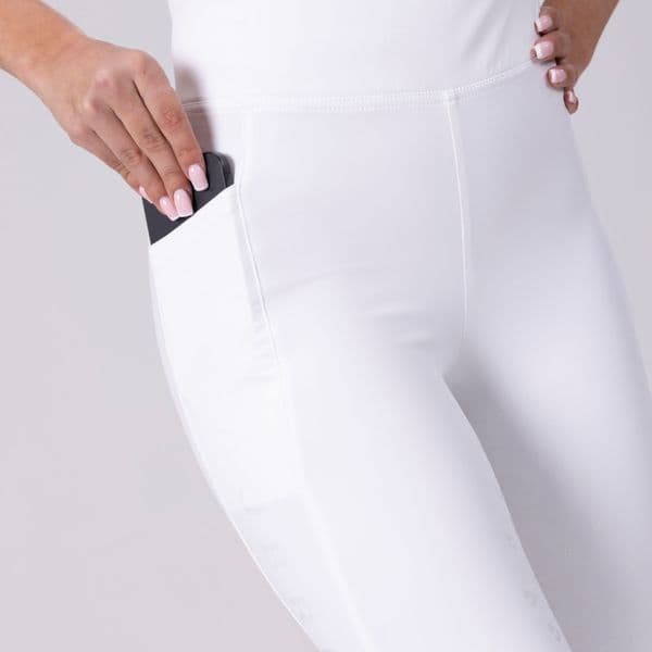 Aubrion Eltar Riding Tights - White