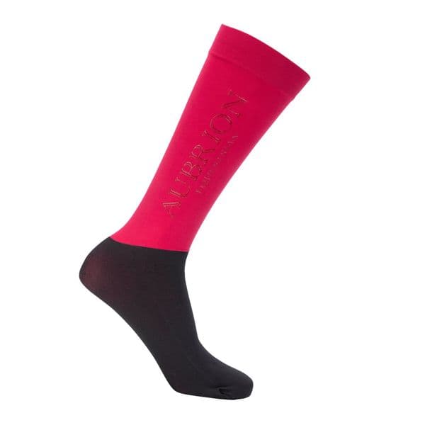 Aubrion Equestrian Socks - Dewberry