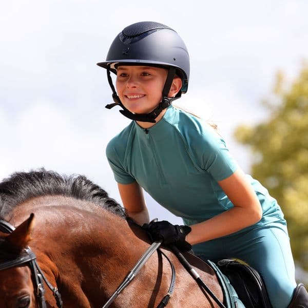 Aubrion React Short Sleeve Base Layer  - Young Rider, Haze