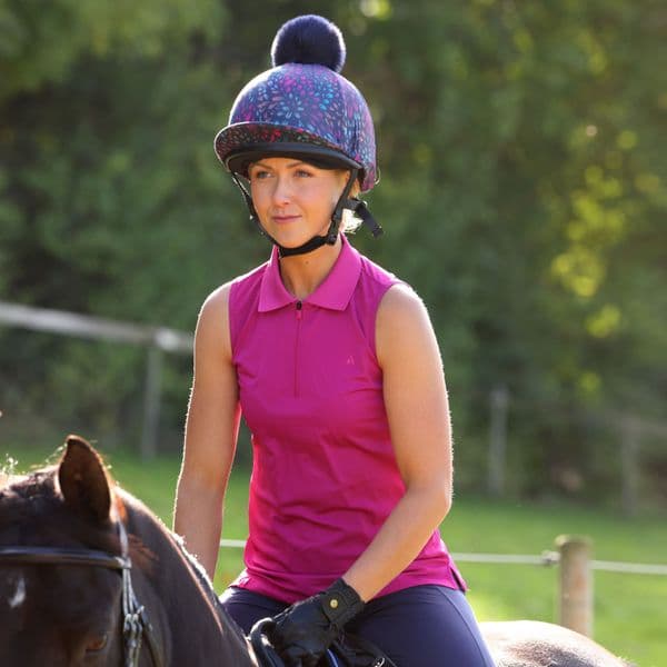 Aubrion React Sleeveless Base Layer - Fuchsia