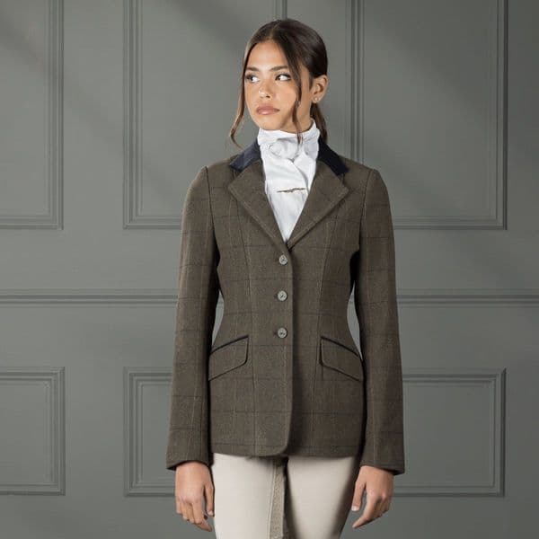 Aubrion Saratoga Jacket - Ladies Green Check