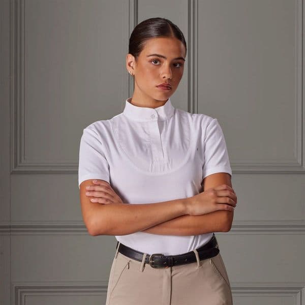 Aubrion Short Sleeve Stock Shirt - White