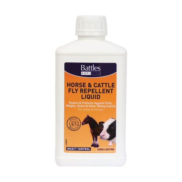 Battles Horse and Cattle Fly Repellent Liquid