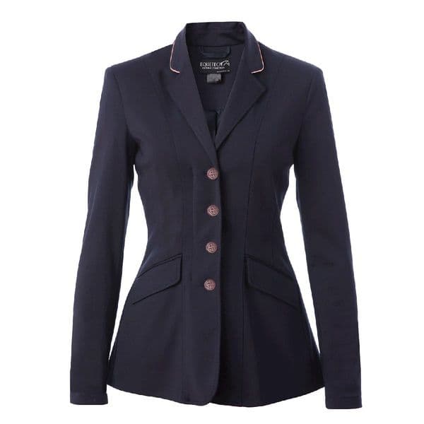 Equetech Jersey Deluxe Competition Jacket Navy/Rose Gold