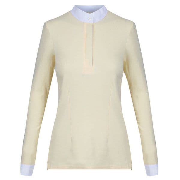 Equetech Ladies Hunt Shirt Buttermilk