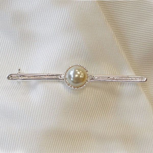 Equetech Pearl Stock Pin