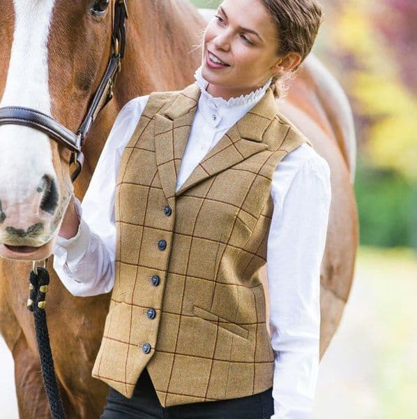 Equetech Wheatley Tweed Lapel Waistcoat