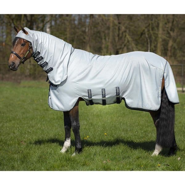 Horseware Rambo Sweet Itch Hoody - Grey/Beige