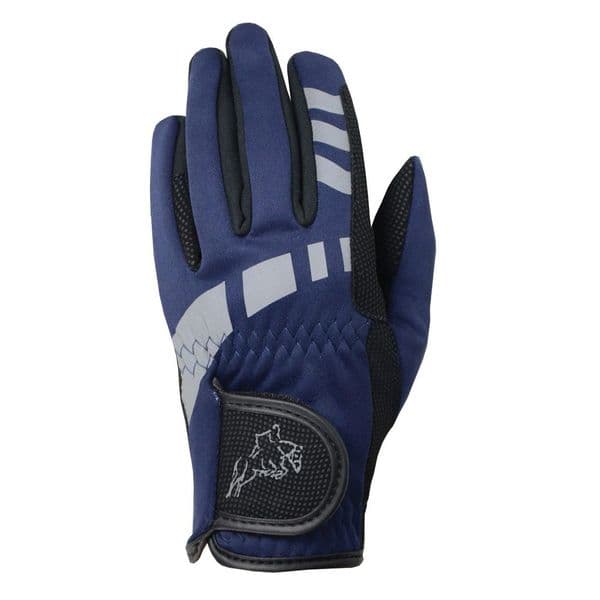 Hy5 Extreme Reflective Softshell Gloves - Navy