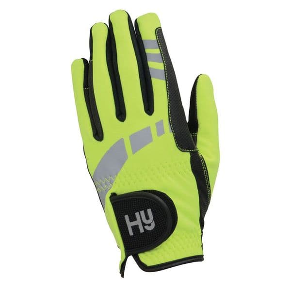 Hy5 Extreme Reflective Softshell Gloves - Yellow