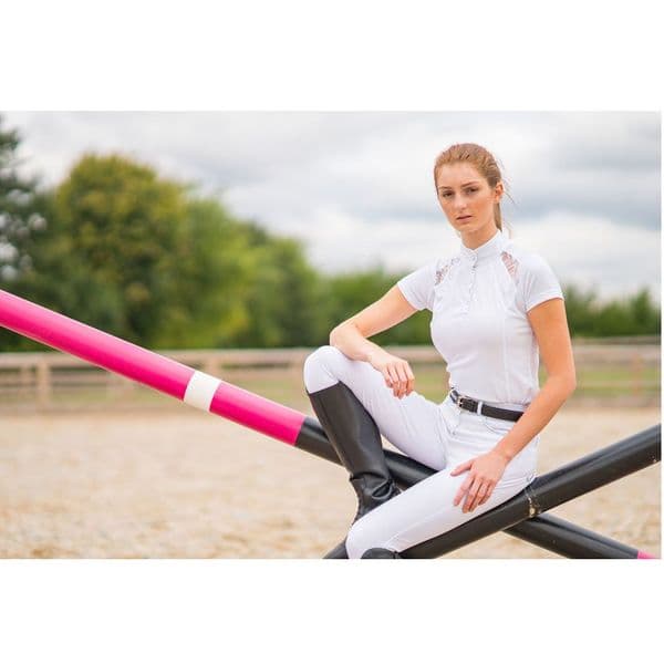 HyFASHION Laila Lace Show Shirt - White