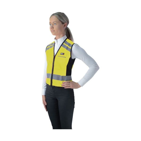 HyVIZ Waistcoat - Please Pass Wide & Slow - Yellow