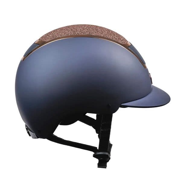 Karben Valentina Riding Hat Navy Rose Gold