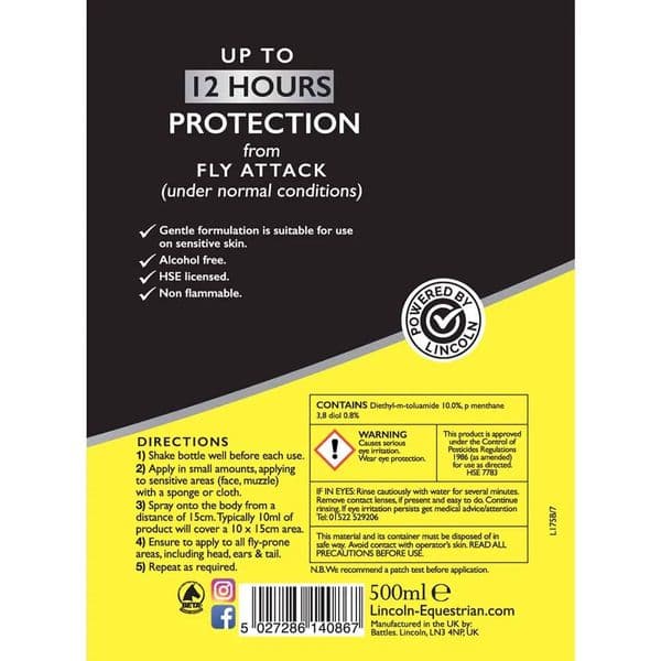 Lincoln Water Based Fly Repellent