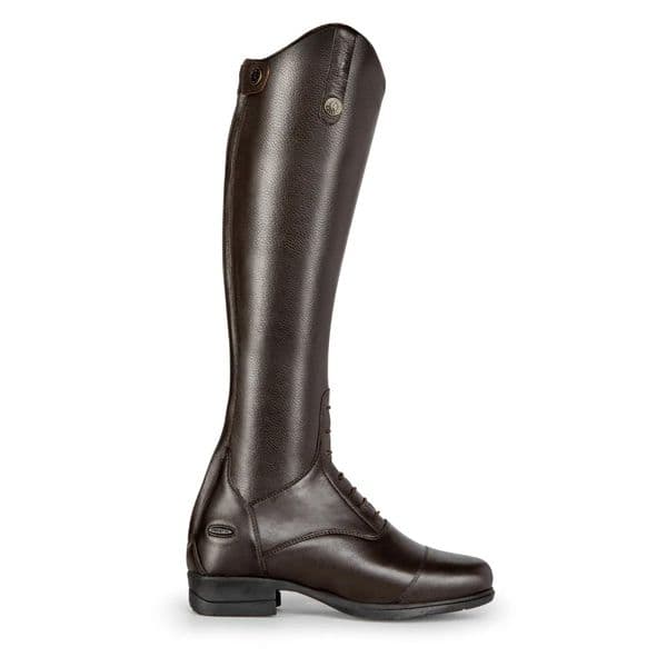 Moretta Gianna Leather Riding Boots - Brown