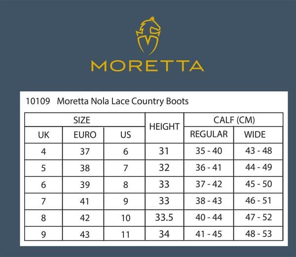 Moretta Nola Lace Country Boots