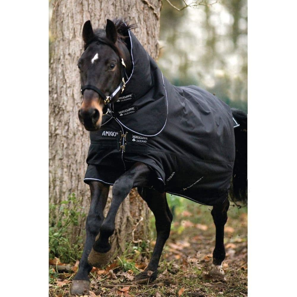 Amigo Bravo Heavy 400g Coperta Invernale Per Cavallo, Impermeabile 1200D, Blu Navy, Taglia 2, Horseware