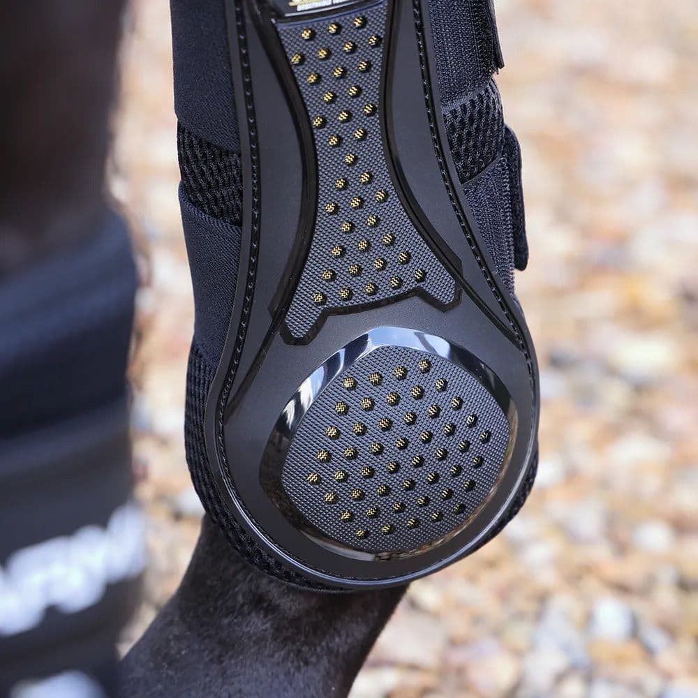 Protections De Saut Shires Arma Oxi-Zone Supafleece - Avant Et Arrière - Noir - Excellent état