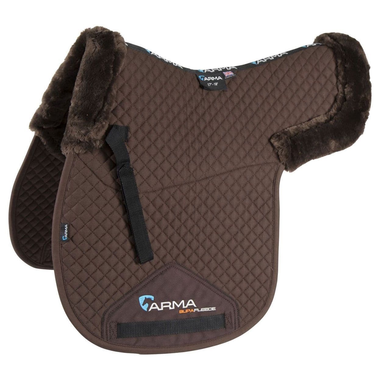 Garde Arrière Shires ARMA SupaFleece Pour Cheval - Couleur Marron, Taille Unique