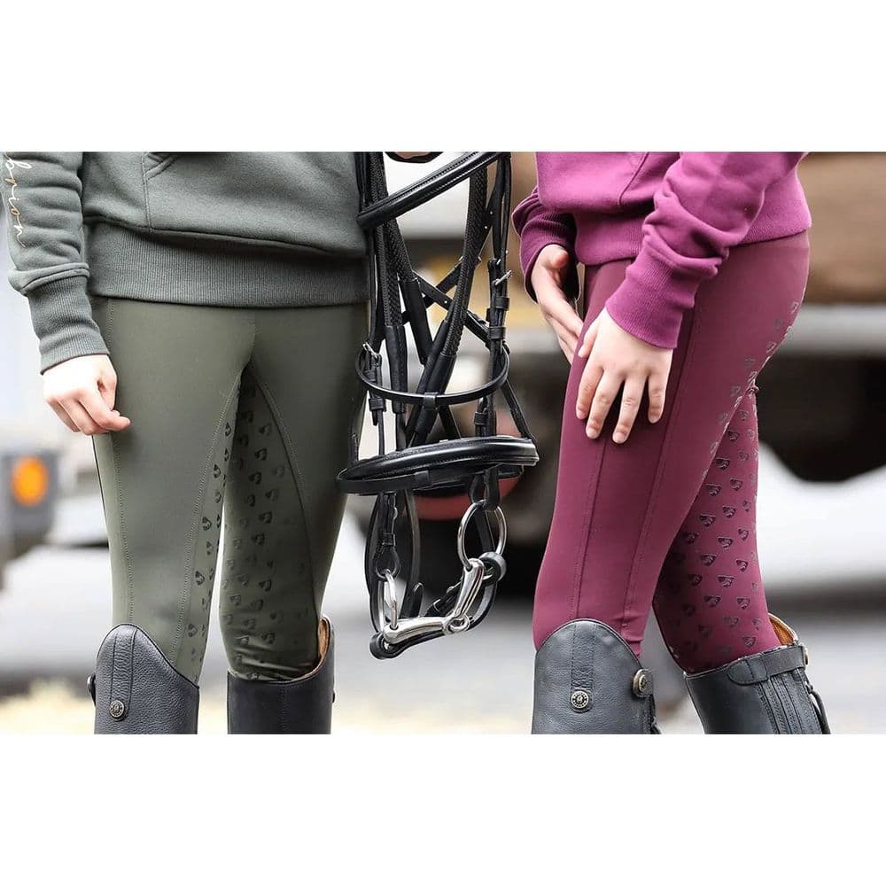 SHIRES AUBRION ALBANY RIDING TIGHTS (SIZE AGE 11/12