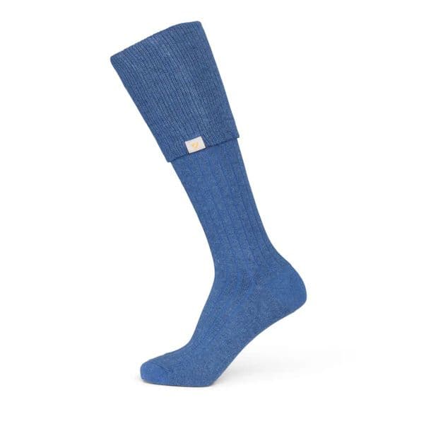 Shires Aubrion Cottonwood Boot Socks - Blue