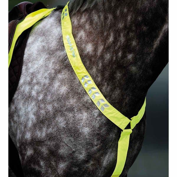 Shires Equi-Flector Breastplate - Yellow