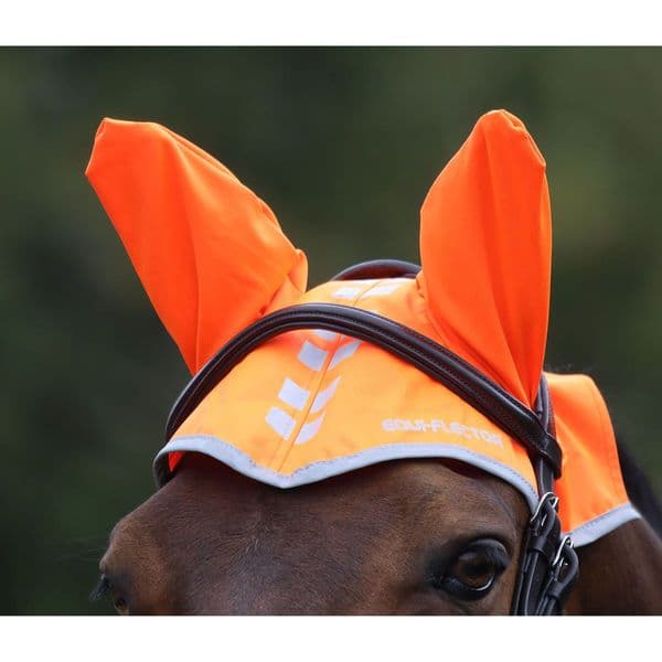 Shires Equi-Flector Fly Veil - Orange