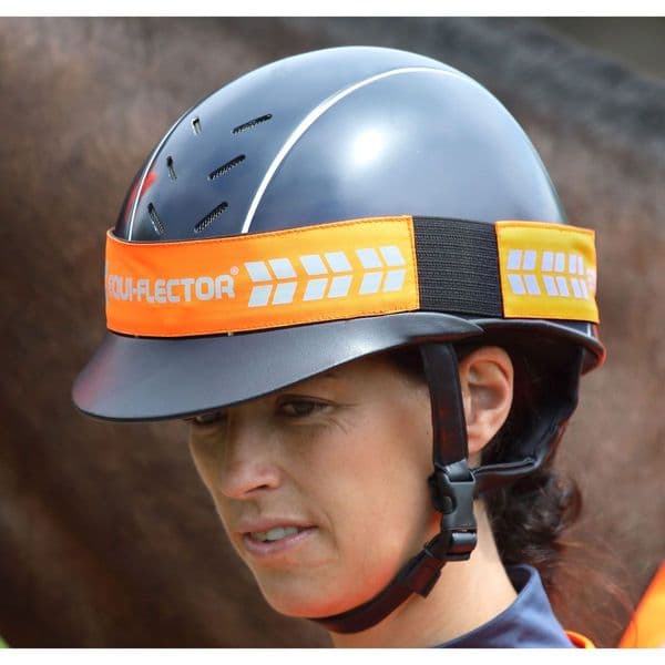 Shires Equi Flector Hat Band - Orange