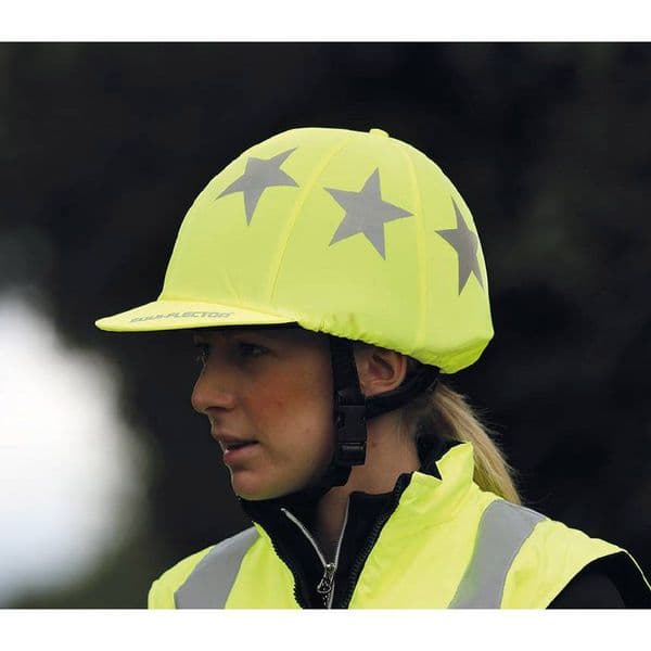 Shires Equi Flector Hat Cover - Yellow