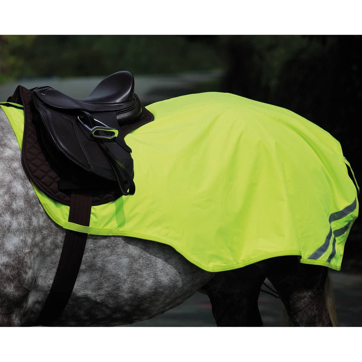 Shires EquiFlector Mesh Exercise Sheet Yellow