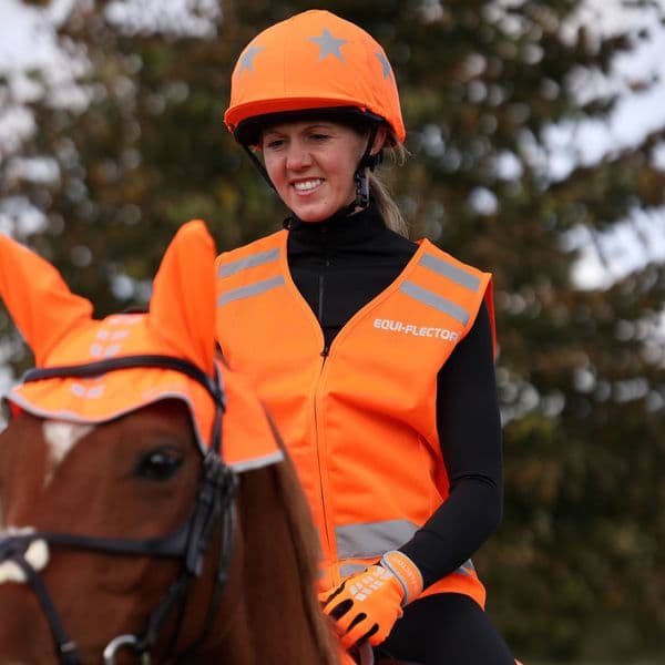 Shires Equi-Flector Safety Vest - Adults Orange