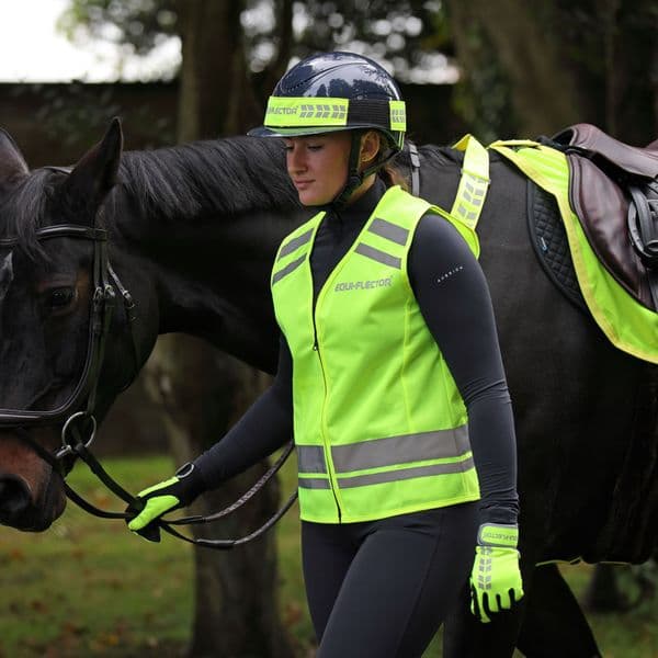 Shires Equi-Flector Safety Vest - Adults Yellow